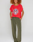 Five Nelly Trousers - Khaki