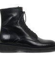 Angulus Boot with Zipper and Laces - Black