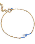 Enamel Copenhagen Twist Bracelet - Cornflower