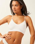Stripe & Stare - T-Shirt Bra | White