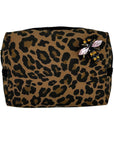 Sixton Large Make Up Bag - Leopard Print