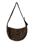 Sixton Leopard Sling Bag Small - Dark Brown