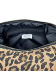 Sixton Leopard Sling Bag Small - Dark Brown