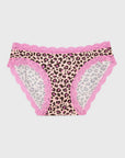 Stripe & Stare Original Knicker - Liquorice Leopard