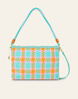 Oilily Fauve Ribbon Check Cross Body Bag - Mint Leaf Green