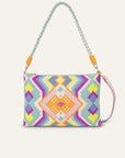 Oilily Fauves Super Blocks Cross Body Bag - Lilac Cactus