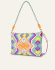 Oilily Fauves Super Blocks Cross Body Bag - Lilac Cactus