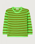 American Vintage Striped Jumper - Fluo Green