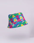 Rainkiss Bucket Hat - Rainbow Art Smiley