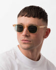 Messy Weekend Bille Sunglasses - Champagne Green