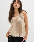 My Essential Wardrobe Diva Knit Top - Birch