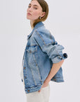 My Essential Wardrobe Dango Denim Jacket - Light Blue Wash