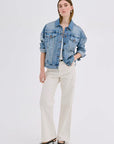 My Essential Wardrobe Dango Denim Jacket - Light Blue Wash