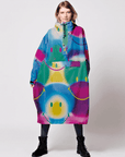 Rainkiss Poncho  - Art Smiley