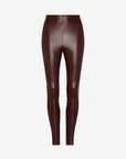 Faux Leather Legging | Oxblood