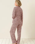 Licorice Leopard Long Pyjamas