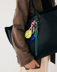 Faux Shearling Bag | Black