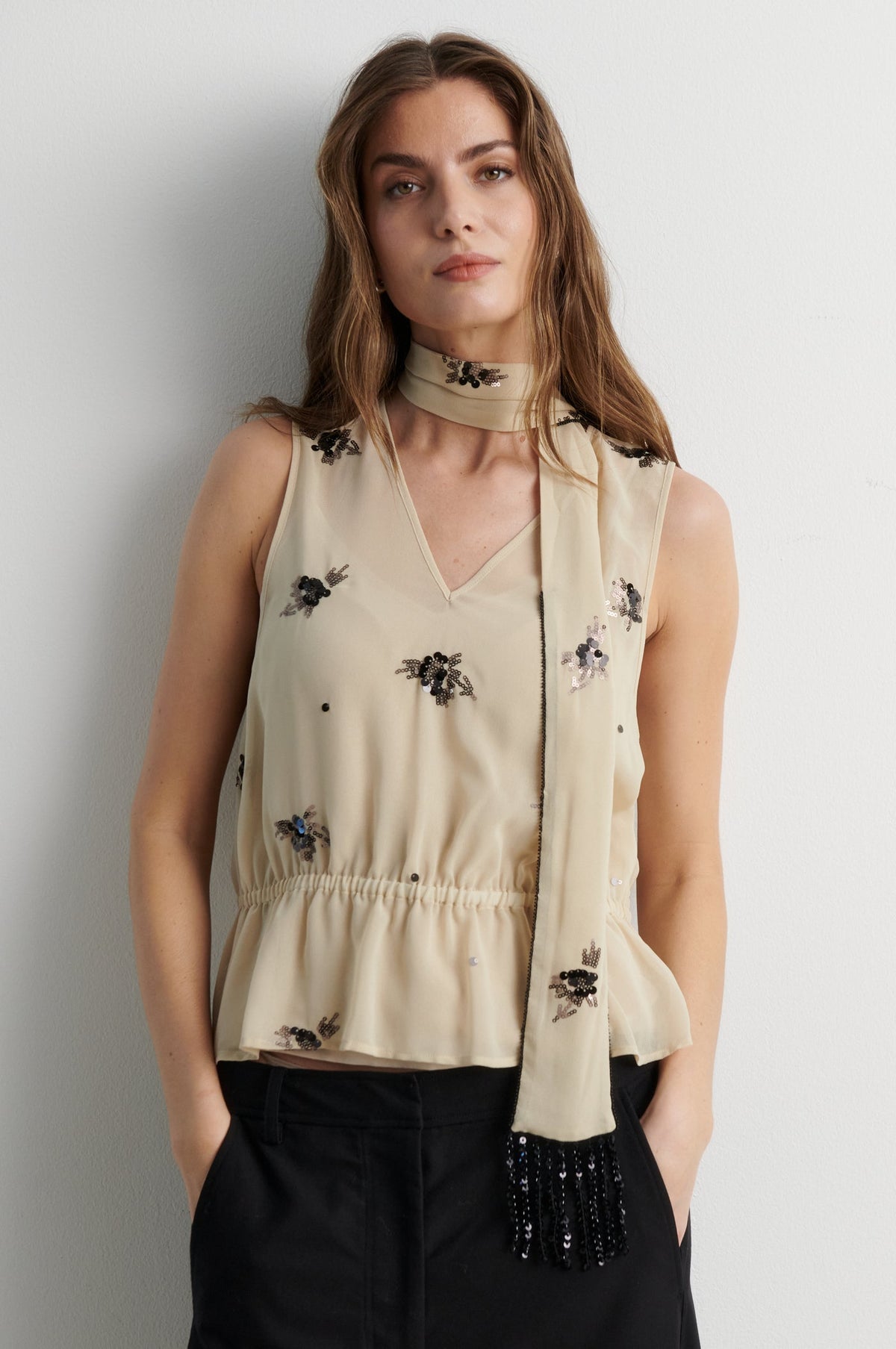 Luma Sequin Top