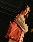 Zipped Tote Bag Organic Cotton