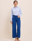 Five Jeans Lucia Cropped Pants Wave