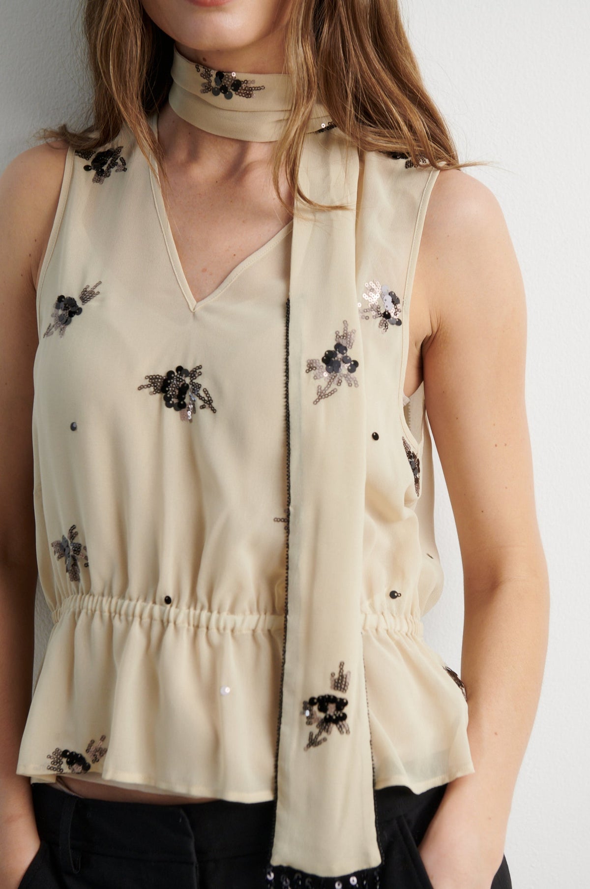 Luma Sequin Top