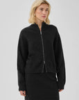 Tracy Knit Zip Cardigan