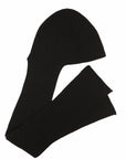 Rib Scarf Beanie