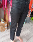 Reiko Mercy Coated Jeans - Black