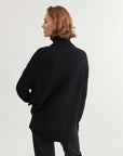 T-Neck Jumper | Black