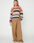 Genova Stripe Jumper | Multi Azalea