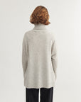 T-Neck Jumper | Light Grey