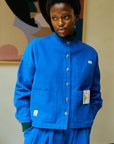 Wide Chore Coat Cobalt