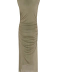 Gestuz Messi Long Dress - Stone Grey